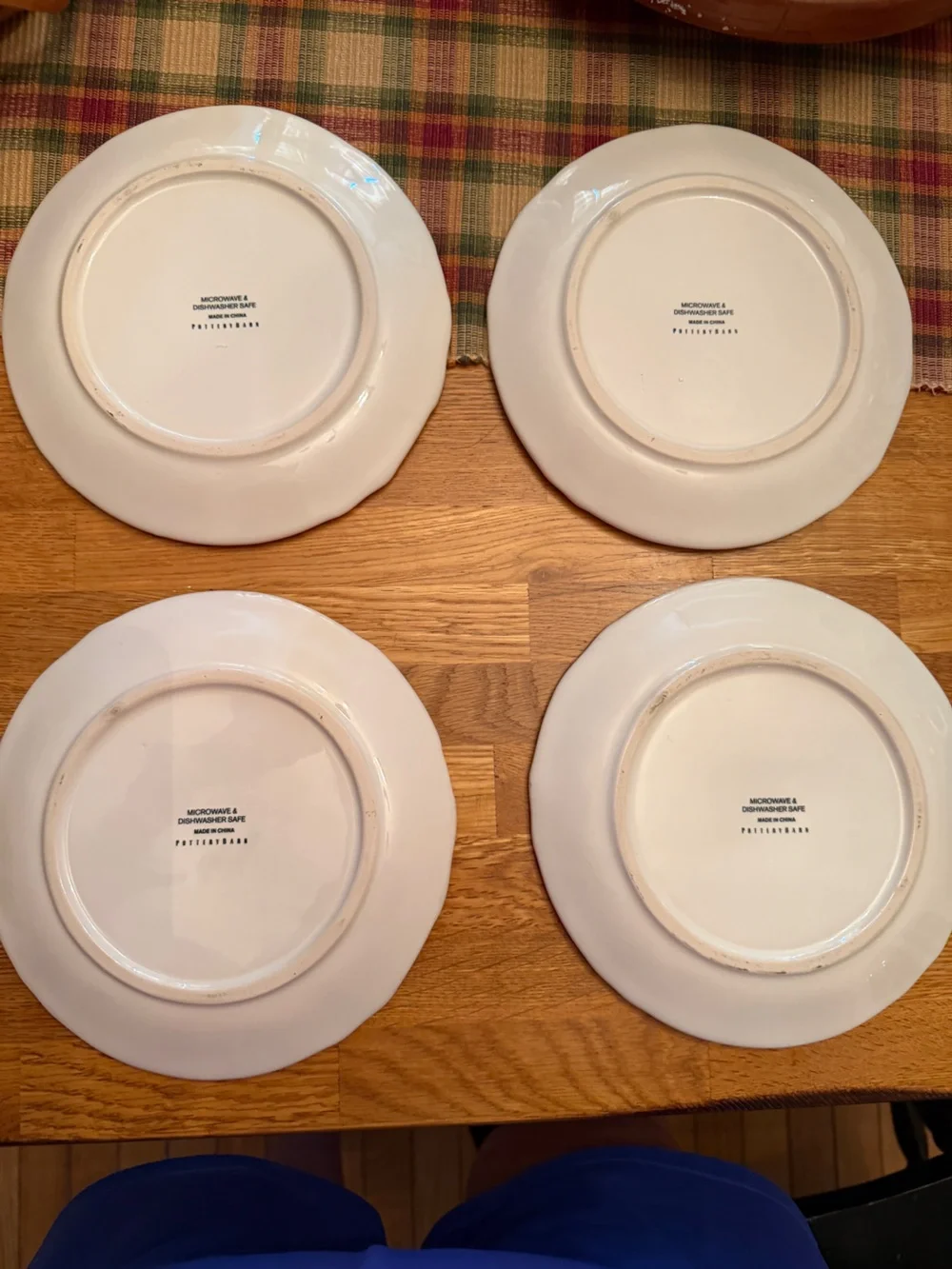 Pottery Barn Appetizer Plates